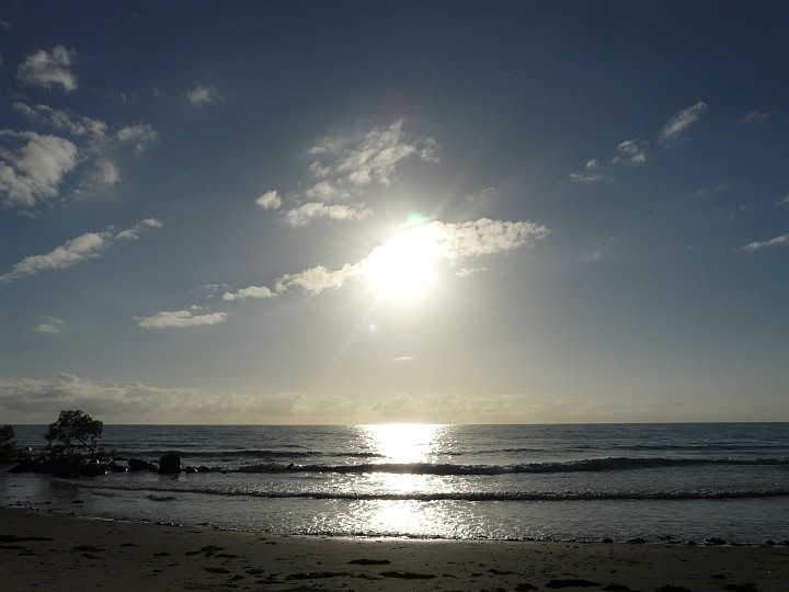 16.11.2009, 06:41 Ortszeit, Four Mile Beach in Port Douglas