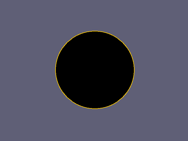 Maximum der ringförmigen  Sonnenfinsternis am 29.04.2014